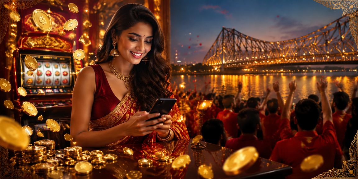 Slot game scene near Howrah bridge Kolkata